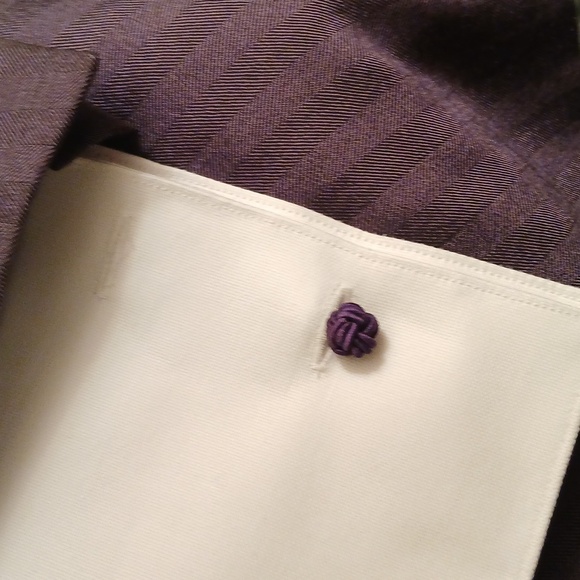 HOLLAND AND SHERRY PURPLE BLAZER 44L - Picture 8 of 8